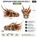 Декорація череп дракона Hobby Dragon Skull L 28,5×21,5×19,5см для акваріума і тераріума (32076)