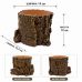 Декорація Hobby Forest Stump 14×12,5×10 см - декоративний пень, поїлка для тераріуму (40848)