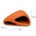 Декорація Hobby Wave Cave 1 red 12x12x5,5 см - керамічне укриття для риб і креветок в акваріумі (41657)