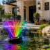 Фонтан, аератор для ставка Kruger Meier PondSplash Elite LED 20000 з LED-підсвіткою 20000 л/год