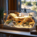Світильник довгий з затискної ручкою і таймером Terrario Long ReptiSun Time Control 200W