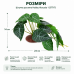 Штучна рослина Hobby Alocasia 1 24 × 14 см (37717) для тераріуму, акватераріуму та палюдаріуму