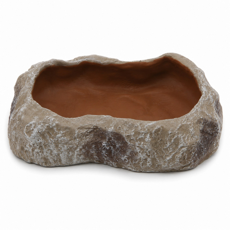 Миска для тераріуму Hobby Cera Dish Granite 1 10x6,5x2,5см (37800) поїлка та годівниця під натуральний камінь