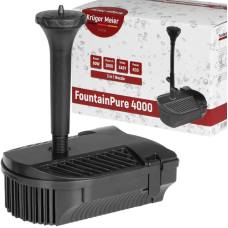 Фонтан-фільтр для ставка Kruger Meier FountainPure 4000 - 3 в 1: насос, фільтр, фонтан (3000 л/год)