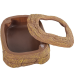 Миска магнітна для живого корму Repti-Zoo Magnetic Food Dish 9×7×4 см (ERB45) з імітацією скелі для тераріумів