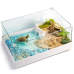 Тераріум-акваріум для черепахи Kruger Meier Turtle Shell Garden 39x27x17 см з островом і гідропонним контейнером